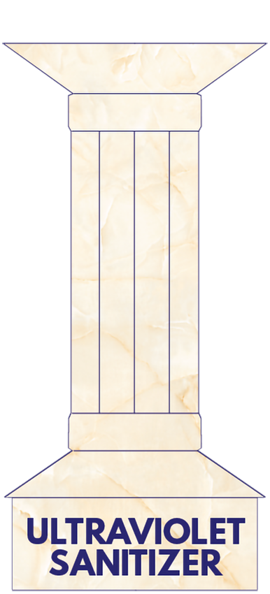 Ultra Violet Sanitizer Pillar Image